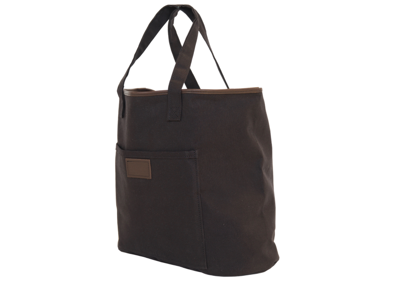 Tote Bag with leather trim